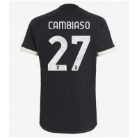 Juventus Andrea Cambiaso #27 Tretí futbalový dres 2023-24 Krátky Rukáv